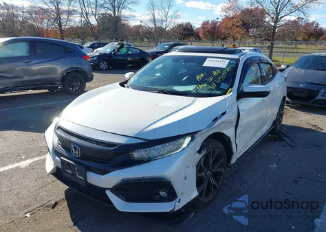 2017 Honda Civic Sport Touring from USA, damaged, VIN SHHFK7H93HU414823